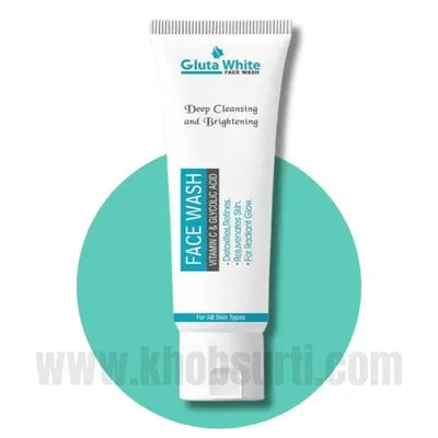 Gluta White Face Wash 100ml Brightening All Skin Typest