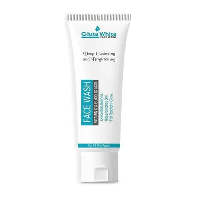 Gluta White Face Wash 100ml Brightening All Skin Typest